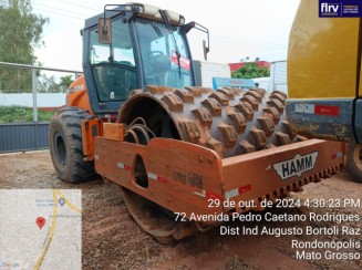 Rolo Compactador Liso Hamm 3411 - 2013