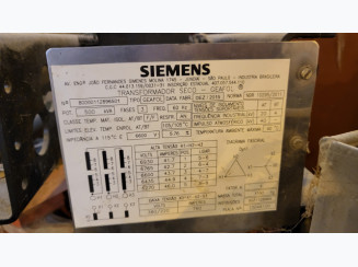 Transformador a Seco Trifásico Siemens 500KVA