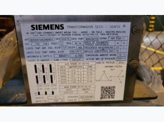 Transformador a Seco Trifásico Siemens 150KVA