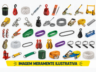 Içamento, amarração, cordas e cabos