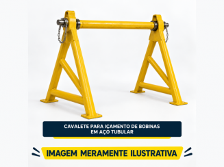 Cavaletes para içamento de bobinas