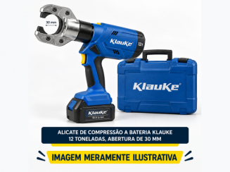 Alicates de compressão a bateria