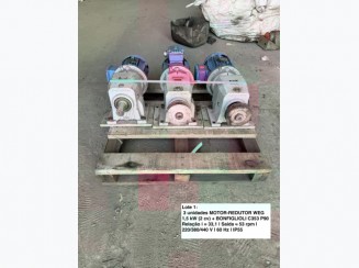 3 Motoredutores WEG / Bonfiglioli