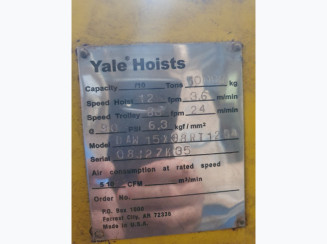 Talha Pneumática “Yale Hoists”