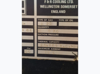 Chiller “F-R Cooling LTD” - England 