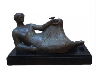 Alfredo Ceschiatti, Pompeana , escultura em bronze patinado