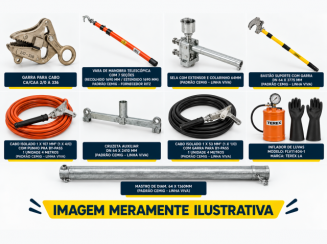 Ferramentas e acessórios para redes elétricas
