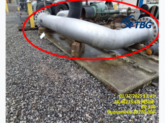 Válvula e Tubos com Flange (SUCATA)