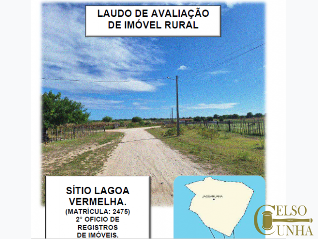 “sítio lagoa vermelha”, com uma área total de 1.192,29