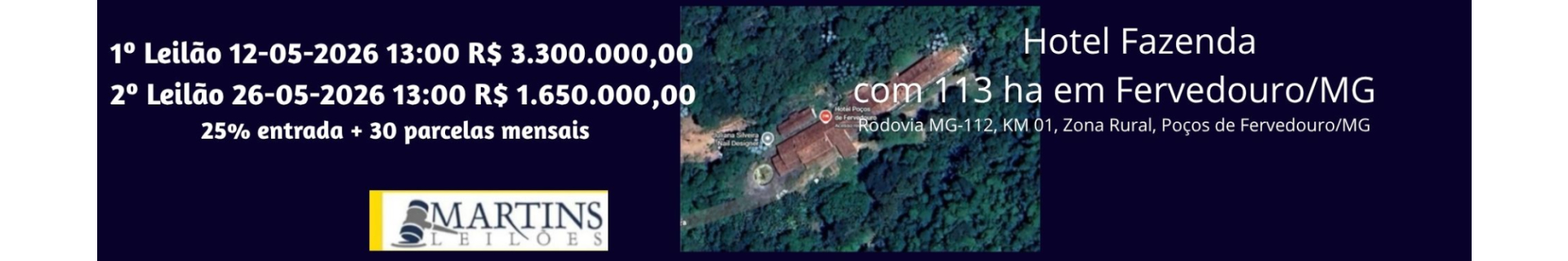 Hotel Fazenda 113 ha · MG
