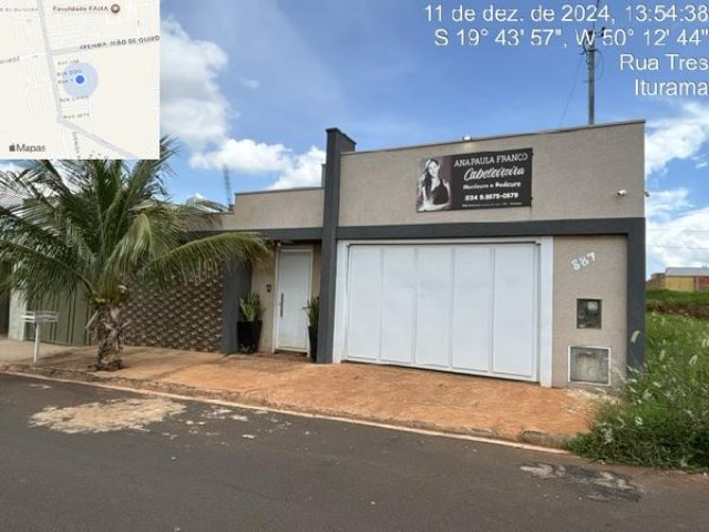 Casa em iturama-mg