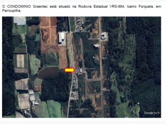 Lote Urbano Industrial A.T. 8.885,48m², em Farroupilha/RS