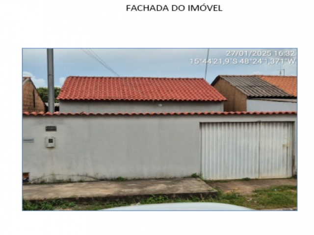 Casa 2 quartos com 47,00m² em cocalzinho de goiás/go