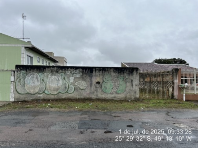 Leilão a.f. - terreno a.t. 480,00m² em curitiba/pr