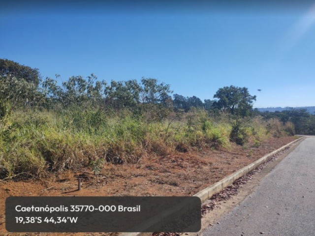 Lote em caetanópolis/mg -17603