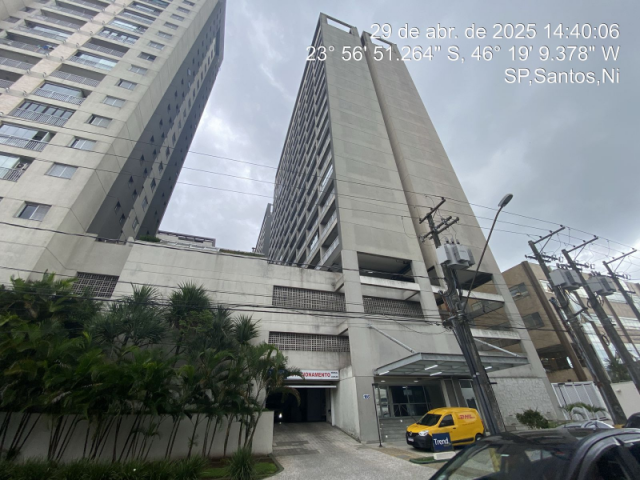 Sala comercial de 80,71m² em santos/sp, 91685