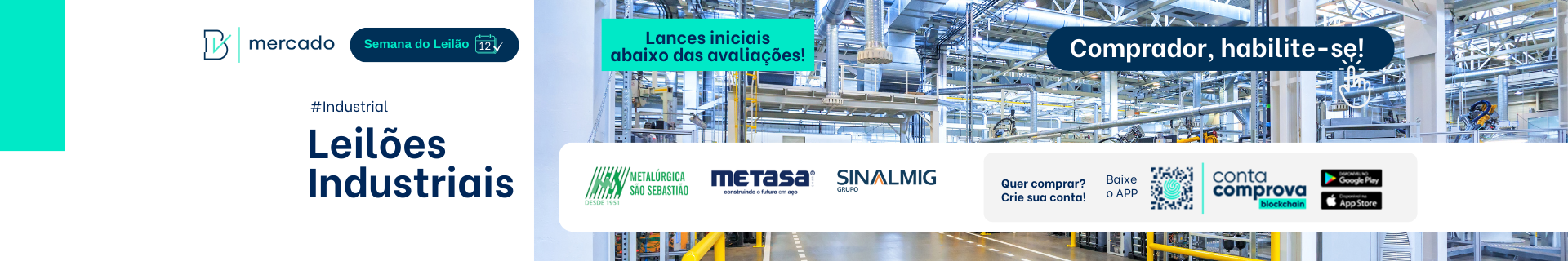 Leilões Industriais - Confira