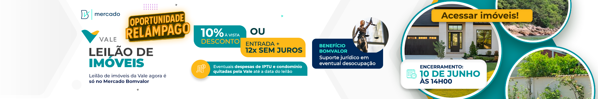 Leilão de Imóveis Vale S.A. - Oportunidade Relampago