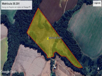 Terreno A.T. 122.026 m² - Pitanga/PR