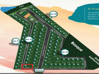 Lote A.T. 1.500 m² - Cond. Das Orquídeas, Petr. de Goiás/GO