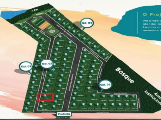 Lote A.T. 1.500 m² - Cond. Das Orquídeas, Petr. de Goiás/GO