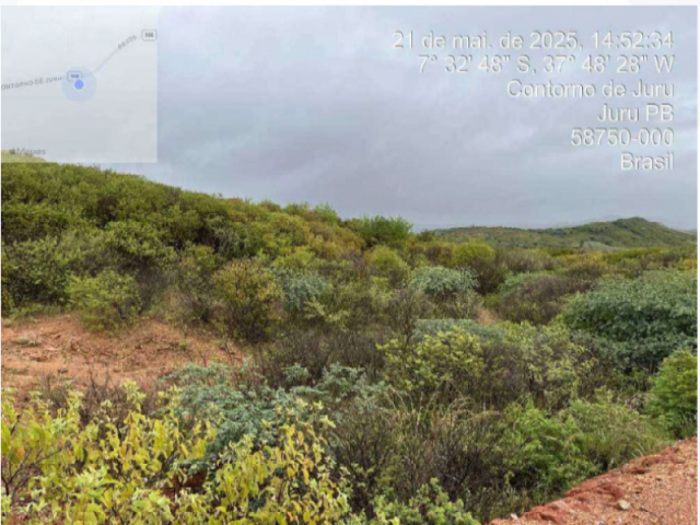 Sítio a.t. 17,02 ha - água branca, juru/pb